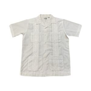 Guayabera Men's Embroidered Button Down Shirt